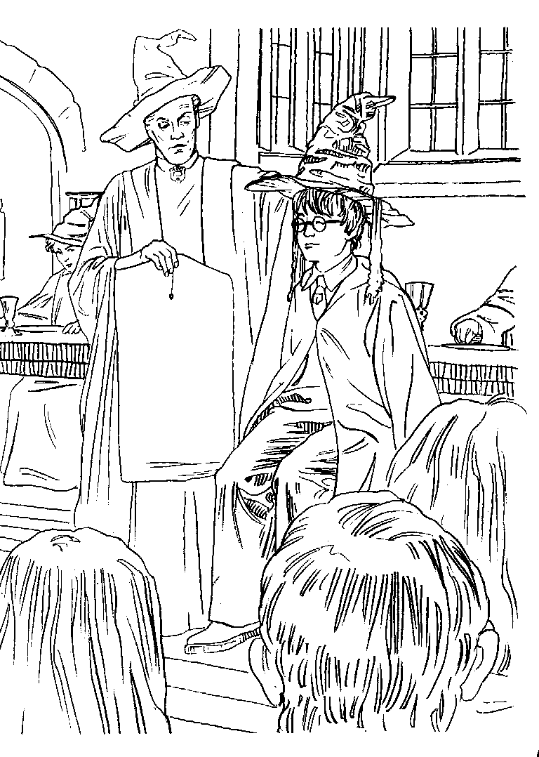 Plansa de colorat cu Harry Potter 192 104